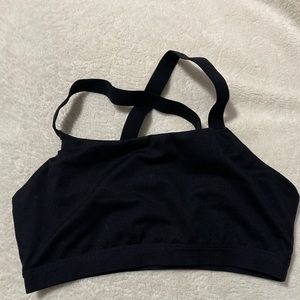 All in motion black sports bra